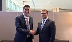 ՀՀ ԱԳ նախարարի տեղակալ Ռոբերտ Աբիսողոմոնյանի հանդիպումը ՄԱԿ Գլխավոր քարտուղարի երիտասարդության հարցերով փոխտեղակալ Ֆելիպե Պաուլիերի հետ
