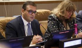 Deputy Foreign Minister of Armenia Robert Abisoghomonyan participated in the side event on “Road to the UN Biodiversity Conference COP17”