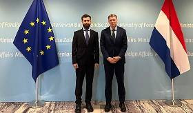 Meeting of Deputy Foreign Minister of Armenia Vahan Kostanyan with Director-General for Political Affairs at the Ministry of Foreign Affairs of the Netherlands Marcel de Vink