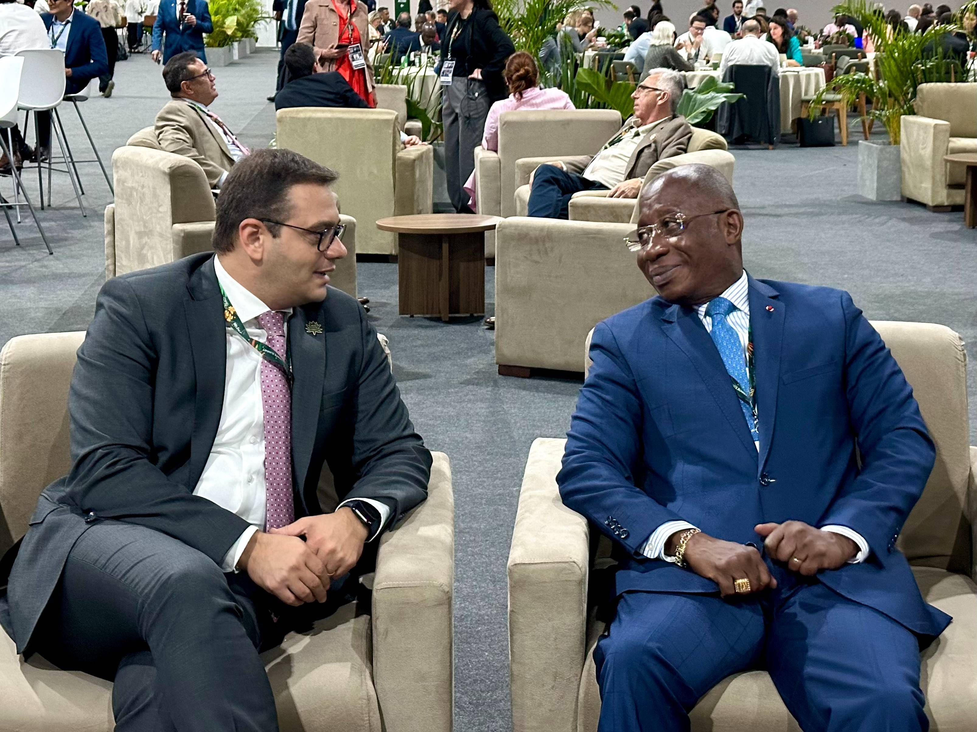 ՀՀ ԱԳ նախարարի տեղակալ Ռոբերտ Աբիսողոմոնյանի հանդիպումը Կոտ դ՛Իվուարի ԱԳ նախարար Կակու Հուաջա Լեոն Ադոմի հետ