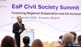 ՀՀ ԱԳ նախարար Արարատ Միրզոյանի  ելույթը Արևելյան գործըներության քաղաքացիական հասարակության ֆորումի գագաթաժողովի բացմանը