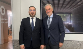 Встреча Генерального секретаря МИД Армении с председателем Совета «Греческого фонда европейской и внешней политики»