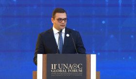 Deputy Foreign Minister of Armenia Robert Abisoghomonyan participated in the 11th Global Forum of the UNAOC