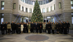 Հայաստանում հավատարմագրված դիվանագիտական ներկայացուցչությունների ղեկավարների մասնակցությամբ տարեվերջյան ընդունելություն