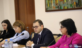 Deputy Foreign Minister of the Republic of Armenia Robert Abisoghomonyan participated in the meeting of the Working Group under the Council on Women&rsquo;s Issues