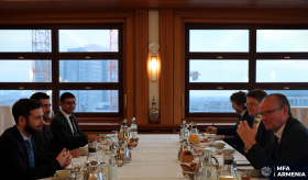 ՀՀ ԱԳ նախարարի տեղակալ Վահան Կոստանյանի հանդիպումը Գերմանիայի ԱԳՆ Եվրոպայի հարցերով պետնախարար Գունթեր Քրիխբաումի հետ