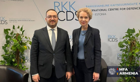 ՀՀ ԱԳՆ գլխավոր քարտուղարի հանդիպումը Պաշտպանության և անվտանգության միջազգային կենտրոնի տնօրենի հետ