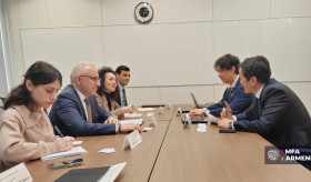 Встреча заместителя Министра иностранных дел Армении с международным агентством сотрудничества (JICA) и бизнес-ассоциацией Японии