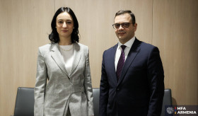 ՀՀ ԱԳ նախարարի տեղակալի հանդիպումը Ալբանիայի ԱԳ նախարարի տեղակալի հետ 24/02