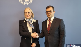 Meeting of Deputy Foreign Minister of Armenia Robert Abisoghomonyan with UN Assistant Secretary-General Elizabeth Spehar