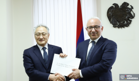 Новоназначенный Посол Республики Корея вручил копию верительных грамот заместителю Министра иностранных дел Республики Армения