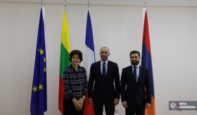 ՀՀ ԱԳ նախարարի տեղակալի հանդիպումը Ֆրանսիայի եվրոպական հարցերով լիազոր նախարարի և Լիտվայի արտաքին գործերի նախարարի տեղակալի հետ