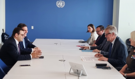 ՀՀ ԱԳ նախարարի տեղակալի հանդիպումը ՄԱԿ գլխավոր քարտուղարի՝ խաղաղությանն ուղղված գործողությունների գծով տեղակալի հետ