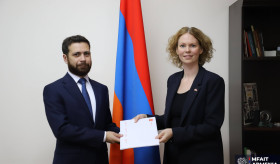 Դանիայի նորանշանակ դեսպանն իր հավատարմագրերի պատճենն է հանձնել ՀՀ ԱԳՄԱ նախարարի տեղակալին 18/09/2026