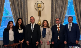 ՀՀ ԱԳՄԱ նախարարության գլխավոր քարտուղարի հանդիպումը Ամերիկայի հրեական հանձնաժողովի ներկայացուցիչների հետ