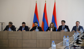 The Deputy Minister of Foreign Affairs and International Trade of the Republic of Armenia received a business delegation from Belgium