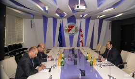 Ambassador Manoukian's meeting with the Minister of Finance of Georgia