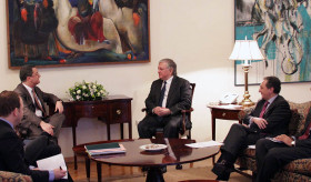 Minister Nalbandian received the State Secretary of the Federal Department of Foreign Affairs of Switzerland