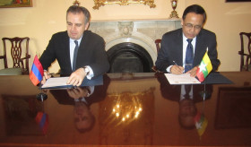 Diplomatic Relations established between Armenia and Myanmar