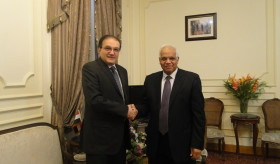 Ambasador Melkonian's meeting with the governor of Cairo