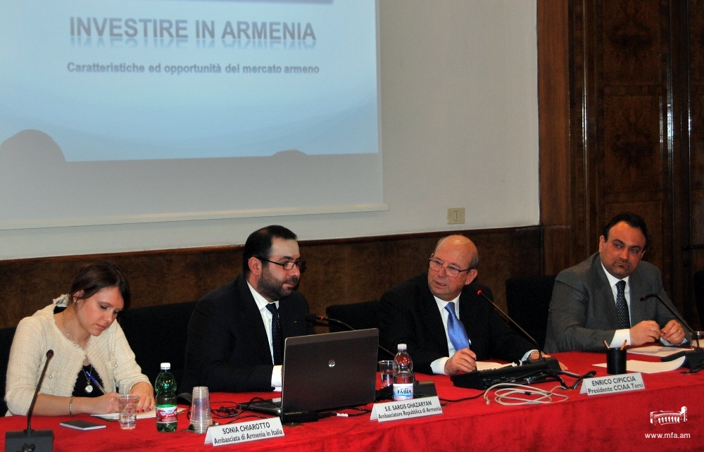 Հայ-իտալական գործարար համաժողով Տերնիում