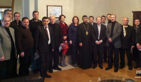 Meeting with the representatives of the Diaspora at the Armenian Embassy in Vilnius