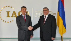 Ambassador Kirakossian's meeting with the Director of IACA