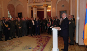 Reception to honor the 22nd anniversairy of the Armenian Armed Forces