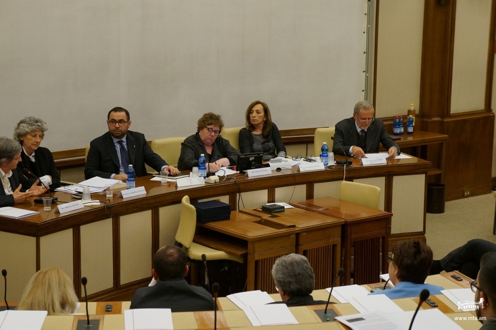 Դեսպան Ղազարյանի հանդիպումն Իտալիայի սենատում