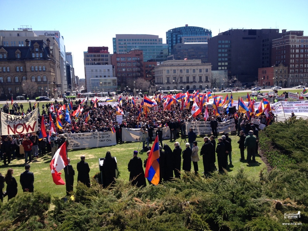 Հայոց ցեղասպանության 99-րդ տարելիցին նվիրված միջոցառումներ Կանադայում