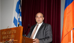 Հայոց ցեղասպանության թեմայով դասախոսություն Աթենքում