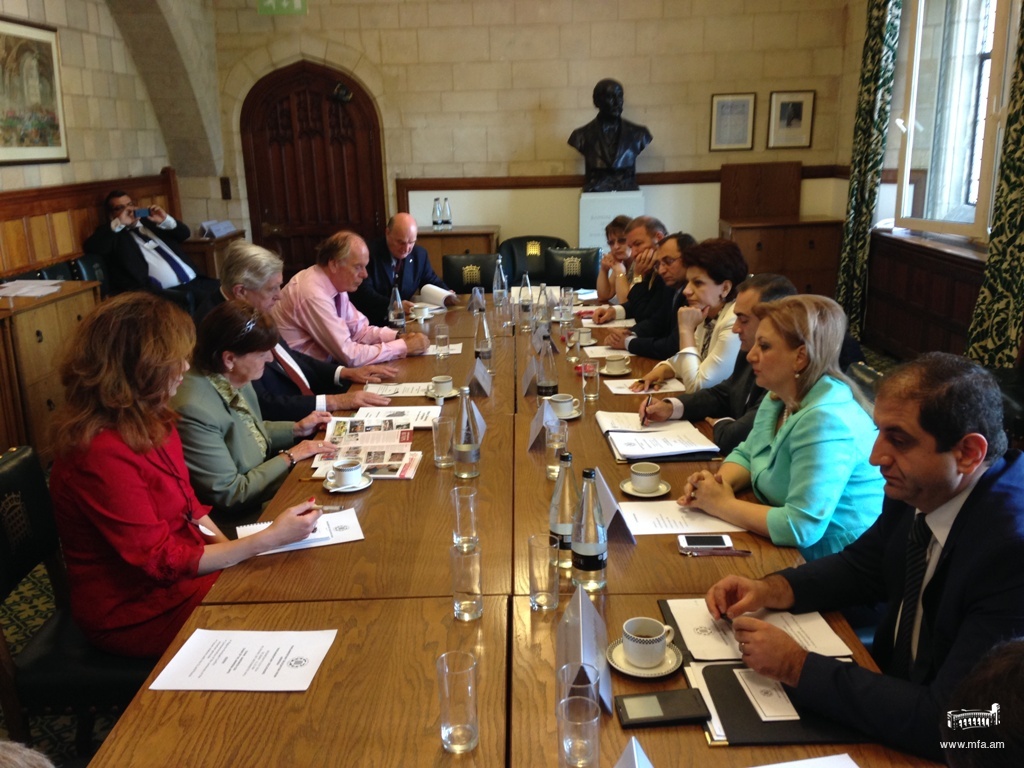 ՀՀ ԱԺ պատվիրակության այցը Միացյալ Թագավորություն