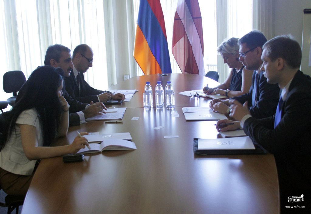 Քաղաքական խորհրդակցություններ Հայաստանի և Լատվիայի  արտգործնախարարությունների միջև