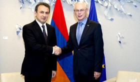 Դեսպան  Մարգարյանն  իր հավատարմագրերը հանձնեց Եվրոպական Խորհրդի Նախագահին