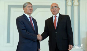 Ambassador Sahakyan presented his credentials to the President of Kyrgyzstan 