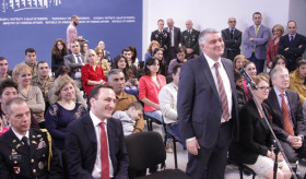 Հեռուստակամուրջ ՀՀ ԱԳՆ-ում` Աֆղանստանում Միջազգային անվտանգության աջակցության ուժերի առաքելությանը մասնակցող հայ խաղաղապահների և նրանց ընտանիքների անդամների համար