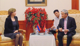 Դեսպան Վարդանյանի հանդիպումը Վիետնամի գիտության և տեխնոլոգիայի նախարարի հետ