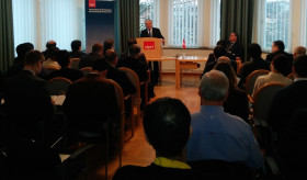 Minister Nalbandian delivered a speech at the Stockholm International Peace Research Institute (SIPRI)