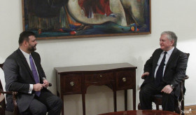 Չեխիայի նորանշանակ դեսպանը հավատարմագրերի պատճենը հանձնեց արտգործնախարարին