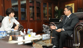 Ambassador Aghajanian's meeting with the Vice President of Indonesia's House of Representatives
