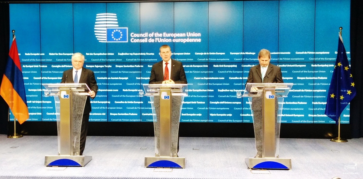 Address and answers to the questions by Edward Nalbandian at the press-conference after 15th meeting of Armenia-EU Cooperation Council (Brussels)