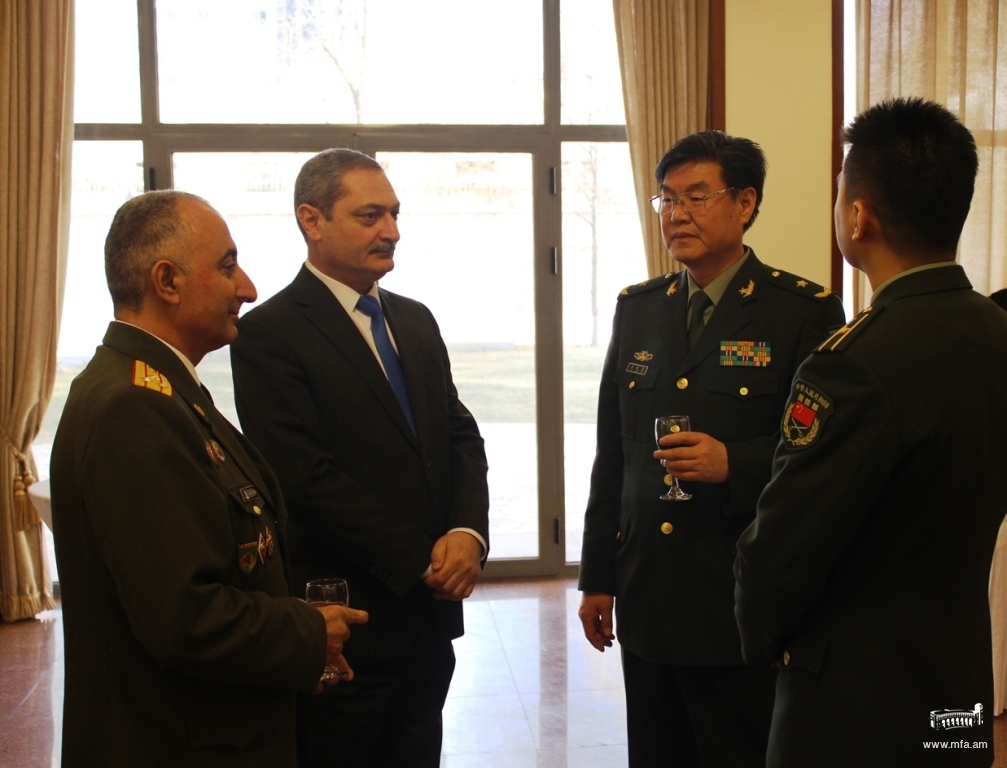 Բանակի օրվան նվիրված ընդունելություն Պեկինում