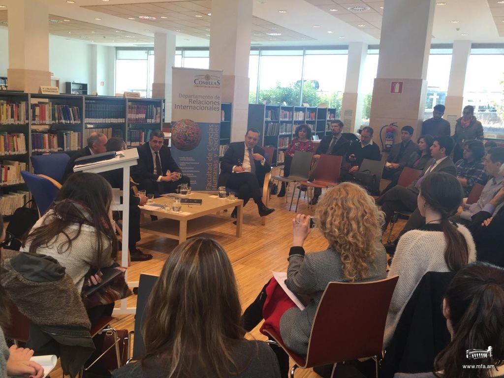 &laquo;Կովկաս. ընդհանուր մարտահրավերներ, գլոբալ խնդիրներ&raquo; խորագրով քննարկում Մադրիդում