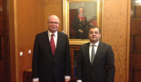 Ambassador Apitonian's meeting with the President of Finish Parliament