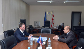 Դեսպան Վարդանյանի հանդիպումը Վրաստանի շրջակա միջավայրի և բնական պաշարների պահպանության նախարարի հետ