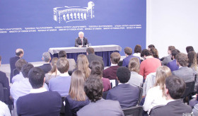 Foreign Minister received the students of College of Europe