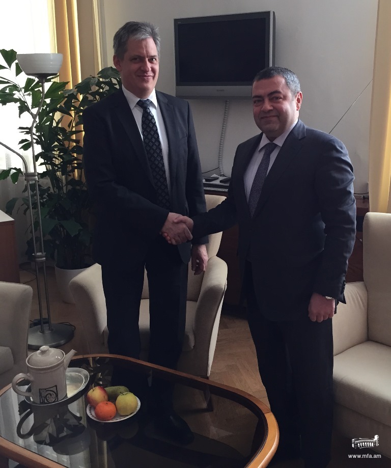 Դեսպան Սեյրանյանի հանդիպումը Չեխիայի մարդու իրավունքների, հավասար հնարավորությունների և օրենսդրության նախարարի հետ