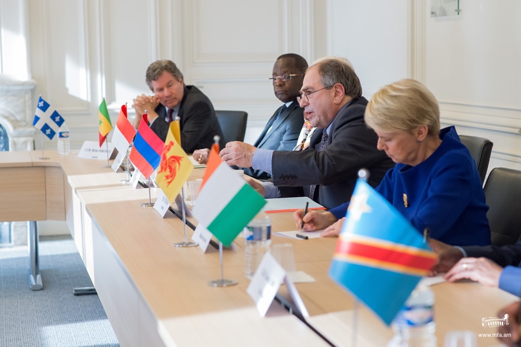 Դեսպան Տեր-Ստեփանանն ընտրվեց Ֆրանկոֆոնիայի Համագործակցության և ծրագրավորման հանձնաժողովի նախագահ