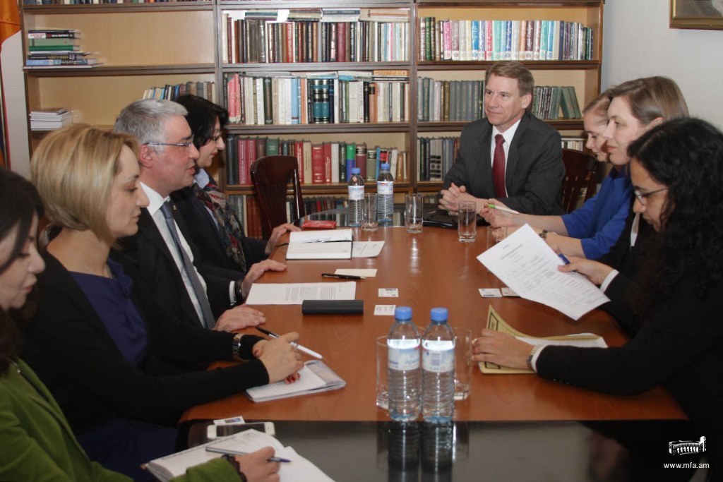 Deputy Foreign Minister Ashot Hovakimian received NATO Secretary General's Special Representative for Women, Peace and Security