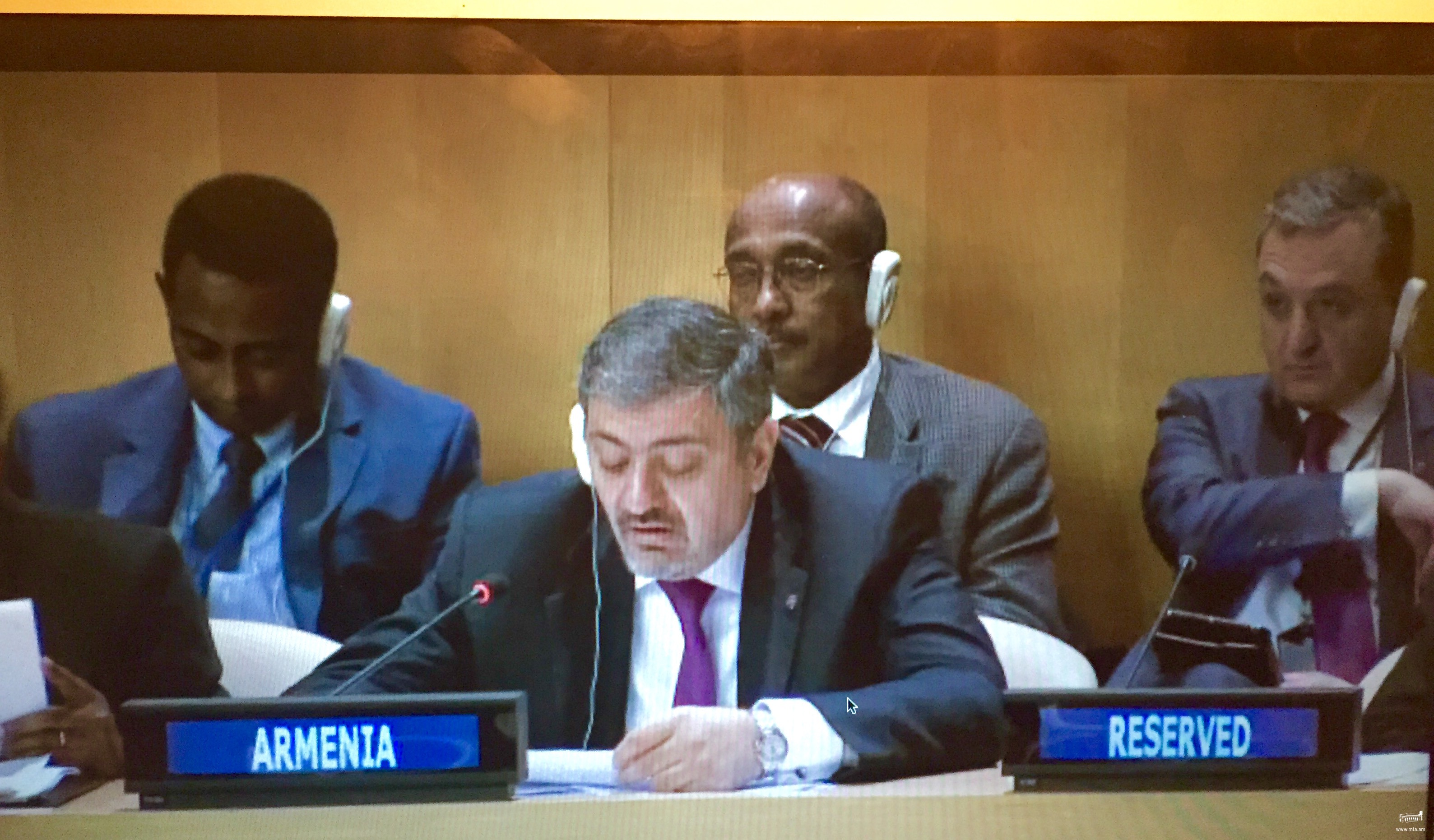 Deputy Prime Minister, Minister of International Economic Integration and Reforms Vache Gabrielyan Participated in the Ministerial Segment of the UN ECOSOC Special High-Level Meeting